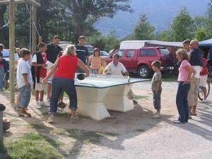 Ping-pong au camping en Cerdagne